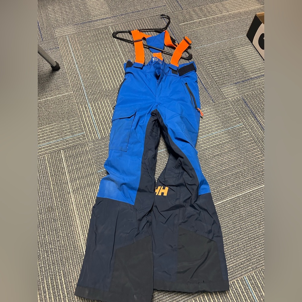 Helly Hansen boys size 10 overall snow pants